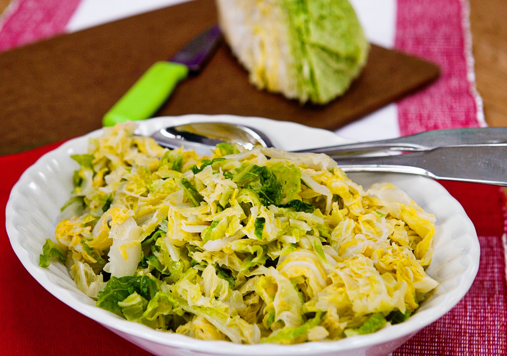 Buttered savoy cabbage recipe