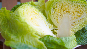 Buttered savoy cabbage