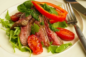 Steak Salad with Chimichurri Dressing