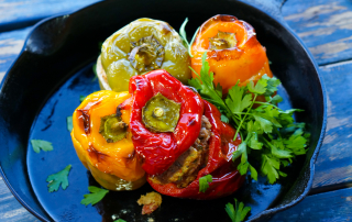 Veal stuffed peppers recipe