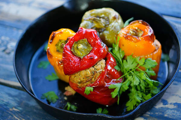 mediterranean stuffed peppers recipe