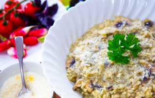 healthy risotto with mushrooms recipe